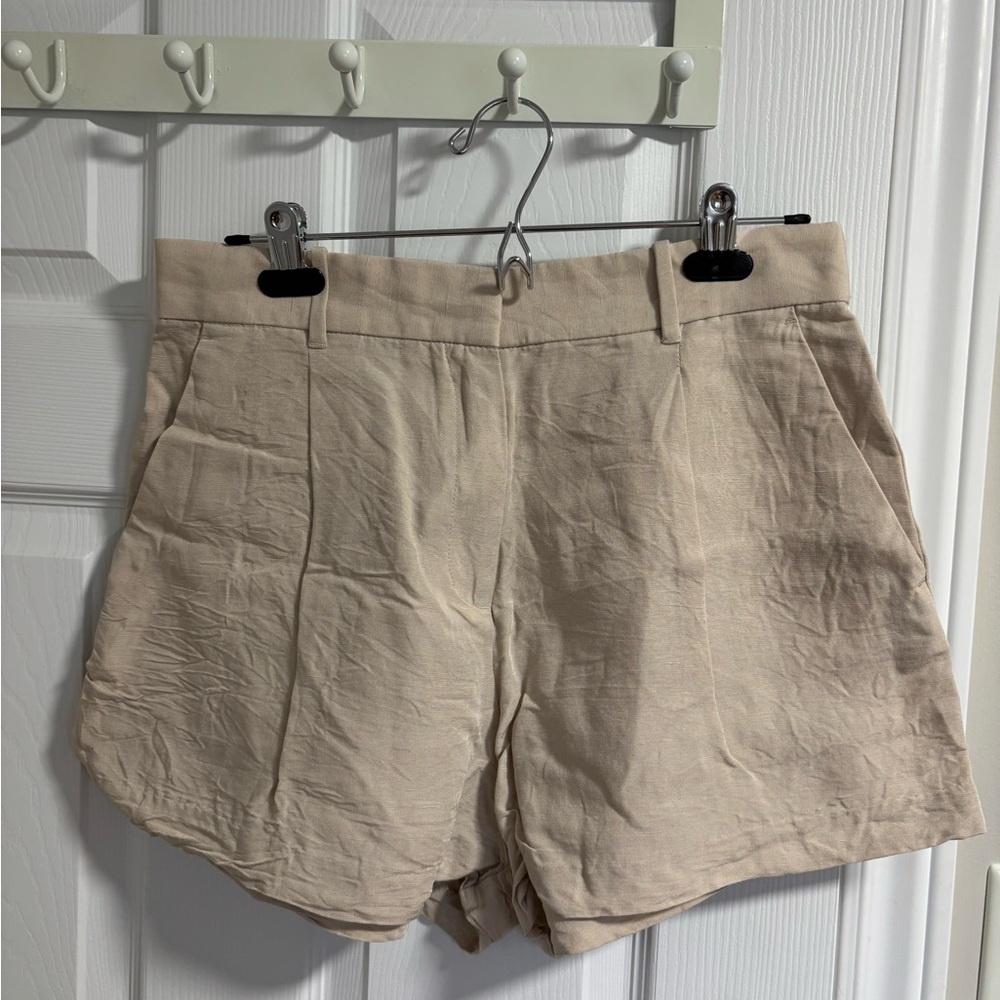 H&M High Waist Tan Shorts